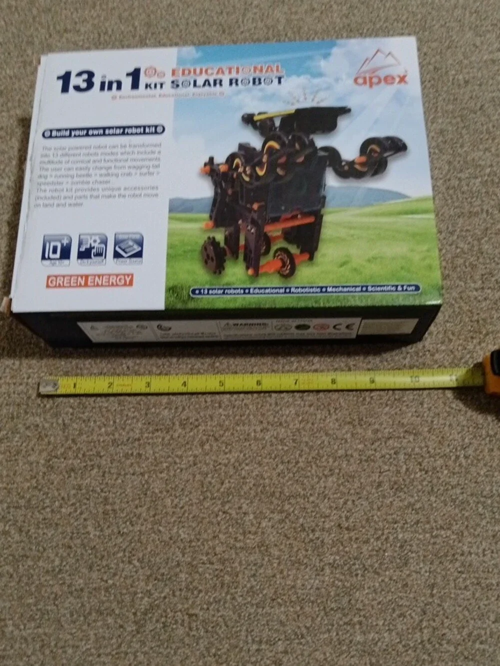 Apex 13 In 1 Kit Educational Solar Robot (new, open box)